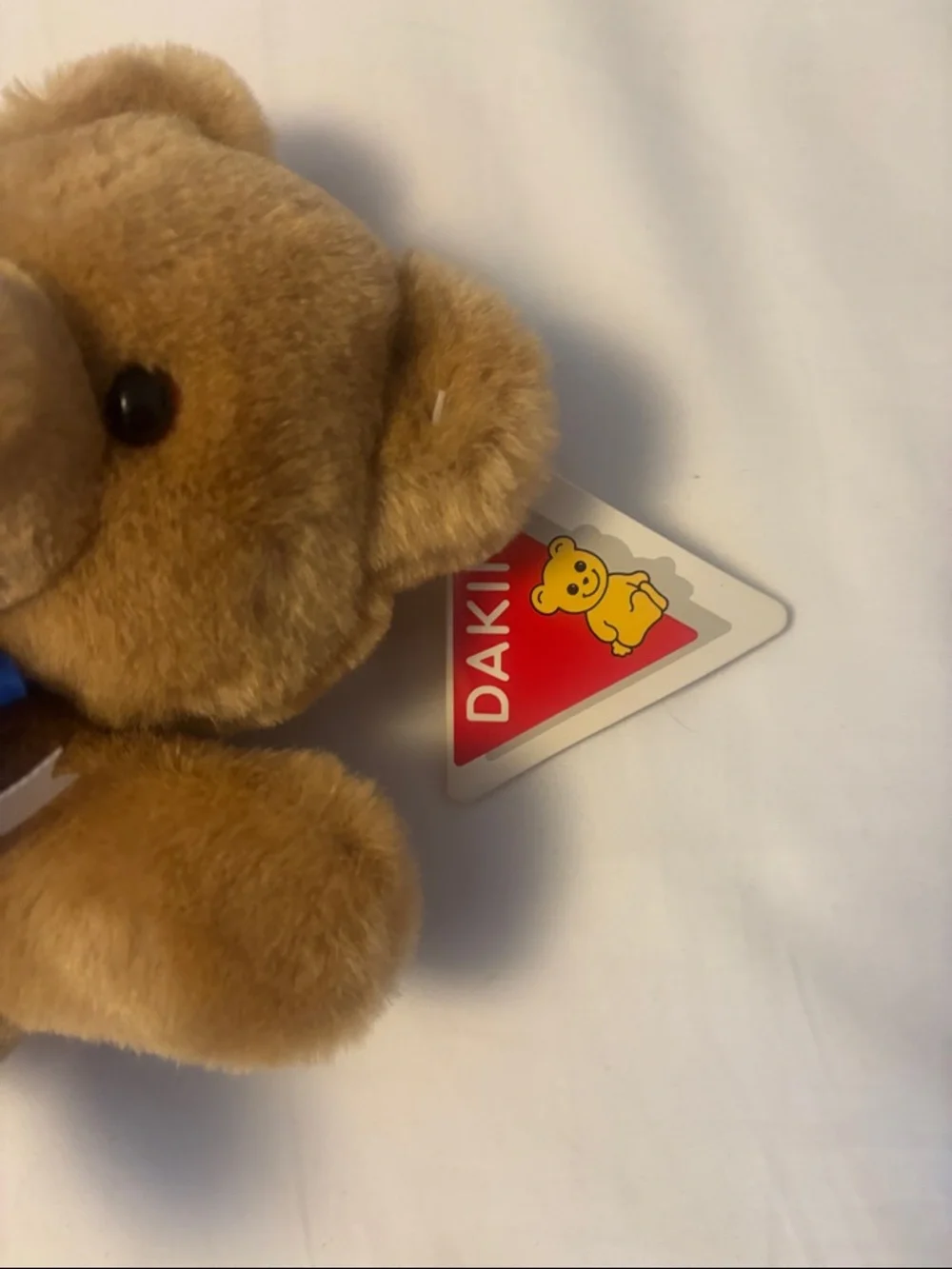 Classic Brown Teddy Bear with Greatest Grandpa  Blue Bow - Gift Bear